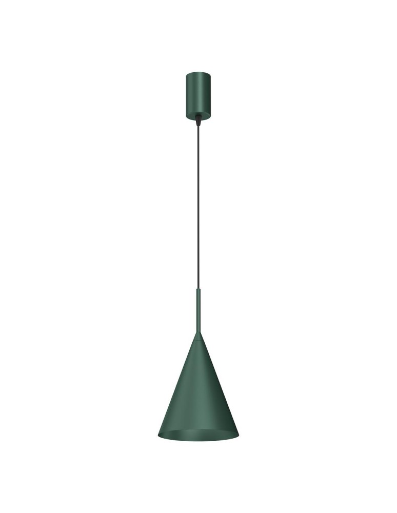 Single pendant lamps - Milagro CAPITAL GREEN pendant lamp Ø17cm 1xGX53 MLP0967 - product kolory-swiatla.pl 1