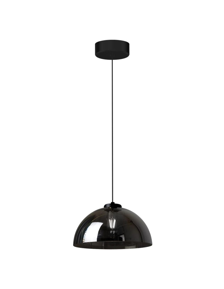 Single pendant lamps - Milagro GAMMA BLACK 1xE27 pendant lamp MLP1063 - product kolory-swiatla.pl 1