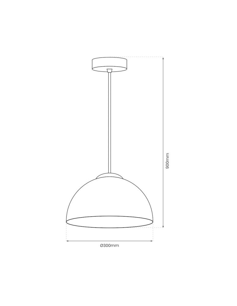 Single pendant lamps - Milagro GAMMA BLACK 1xE27 pendant lamp MLP1063 - product kolory-swiatla.pl 5