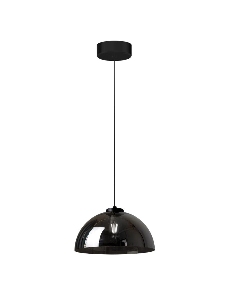 Single pendant lamps - Milagro GAMMA BLACK 1xE27 pendant lamp MLP1063 - product kolory-swiatla.pl 6