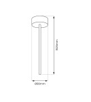 Accessories for 3 phase busbars - Milagro Power Sling Guide Track Black 3-Way ML1193 - product 4