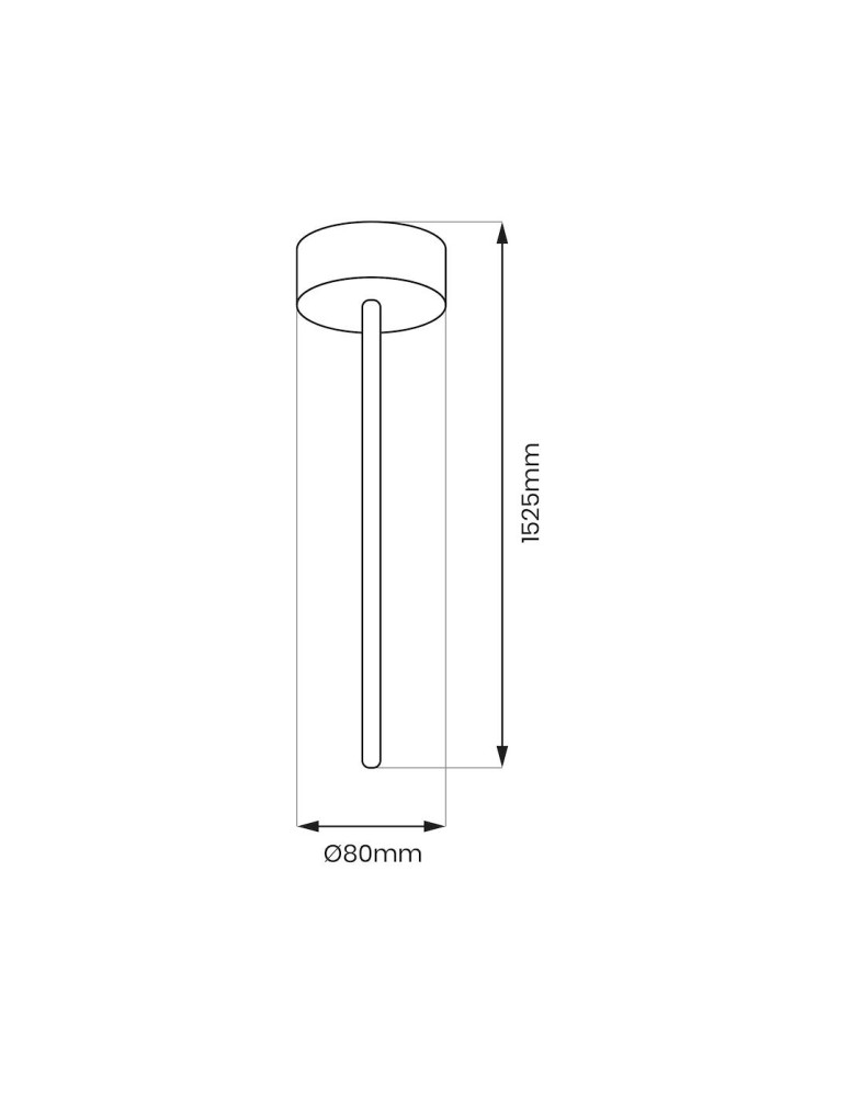 Accessories for 3 phase busbars - Milagro Power Sling Guide Track White 3-Way ML1194 - product kolory-swiatla.pl 4