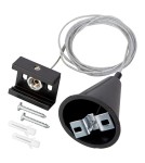 Accessories for 3 phase busbars - Milagro Slingshot Track Black 3-Ring ML1195 - product 1