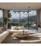 Accessories for 3 phase busbars - Milagro Slingshot Track Black 3-Ring ML1195 - product 2