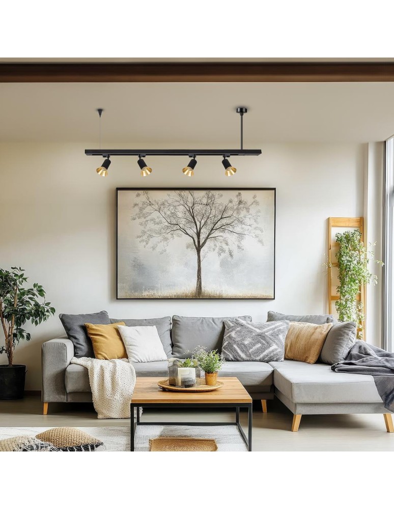 Accessories for 3 phase busbars - Milagro Slingshot Track Black 3-Ring ML1195 - product kolory-swiatla.pl 3