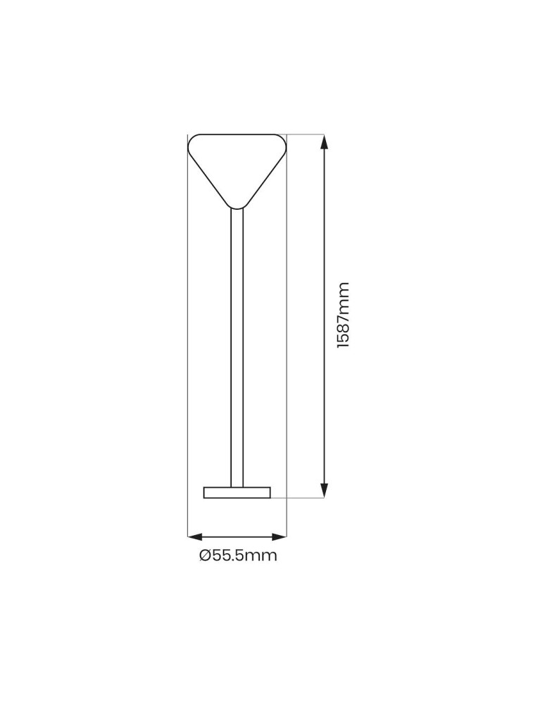 Accessories for 3 phase busbars - Milagro Slingshot Track Black 3-Ring ML1195 - product kolory-swiatla.pl 4