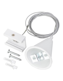 Milagro Zawiesie Prowadnica Track Biały 3-Obwodowy ML1196