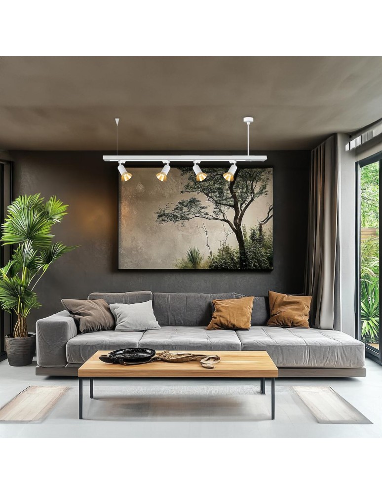 Accessories for 3 phase busbars - Milagro Slingshot Track White 3-Way ML1196 - product kolory-swiatla.pl 3