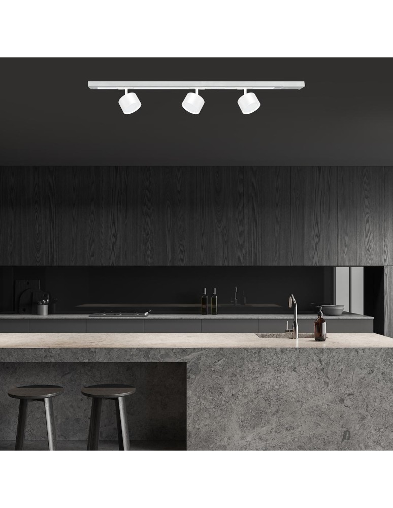 Lamps for 1 phase busbars - Milagro Cyclops Track luminaire White 1xGx53 ML1198 - product kolory-swiatla.pl 4