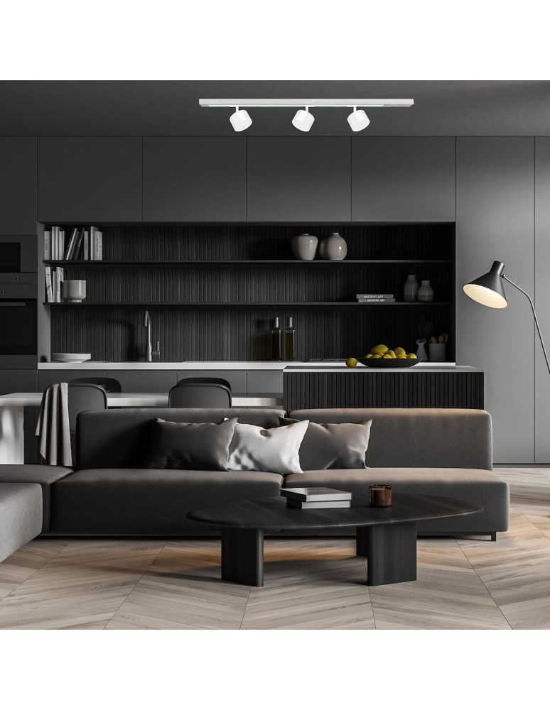 Lamps for 1 phase busbars - Milagro Cyclops Track luminaire White 1xGx53 ML1198 - product kolory-swiatla.pl 5