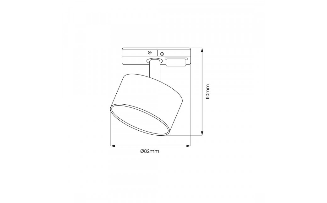 Milagro Oprawa Cyklop Track Złoty 1xGx53 ML1199