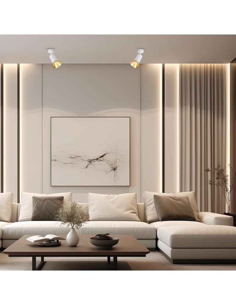 Spotlight ceiling lamps - Milagro Luminaire Tulip Spot White 1xGU10 ML1204 - product kolory-swiatla.pl 4