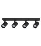 Spotlight ceiling lamps - Milagro Luminaire Volf Spot Black 4xGU10 ML1295 - product 1