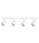 Spotlight ceiling lamps - Milagro Volf Spot Luminaire White 4xGU10 ML1296 - product 6