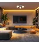 Classic ceiling lamps - Milagro PIREUS 3xE27 ceiling lamp ML1275 - product 3