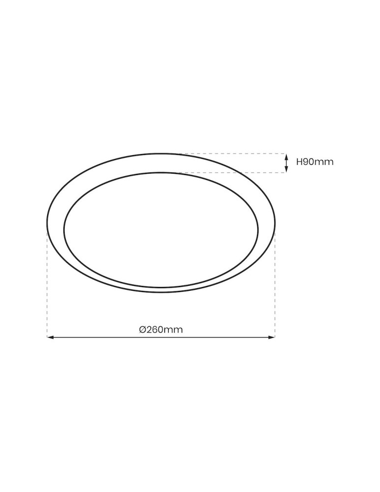 LED Plafonds - Milagro Plafond Fury 1xE27 EKP1301 - product kolory-swiatla.pl 6