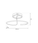 LED ceiling lamps - Milagro DELTA 30W LED ceiling lamp ML1174 - product 5