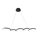 LED pendant lamps - Milagro OLYMPIA BLACK 50W LED pendant lamp ML1175 - product 1