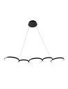 Milagro OLYMPIA BLACK 50W LED pendant lamp ML1175
