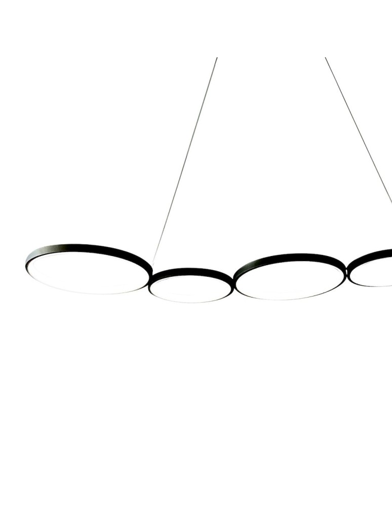 LED pendant lamps - Milagro OLYMPIA BLACK 50W LED pendant lamp ML1175 - product kolory-swiatla.pl 2