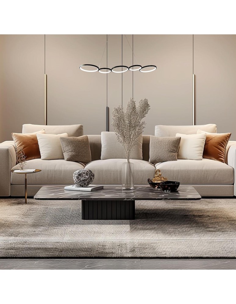 LED pendant lamps - Milagro OLYMPIA BLACK 50W LED pendant lamp ML1175 - product kolory-swiatla.pl 3