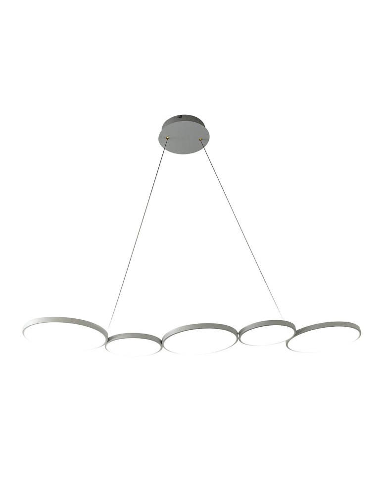 LED pendant lamps - Milagro OLYMPIA WHITE 50W LED pendant lamp ML1176 - product kolory-swiatla.pl 1