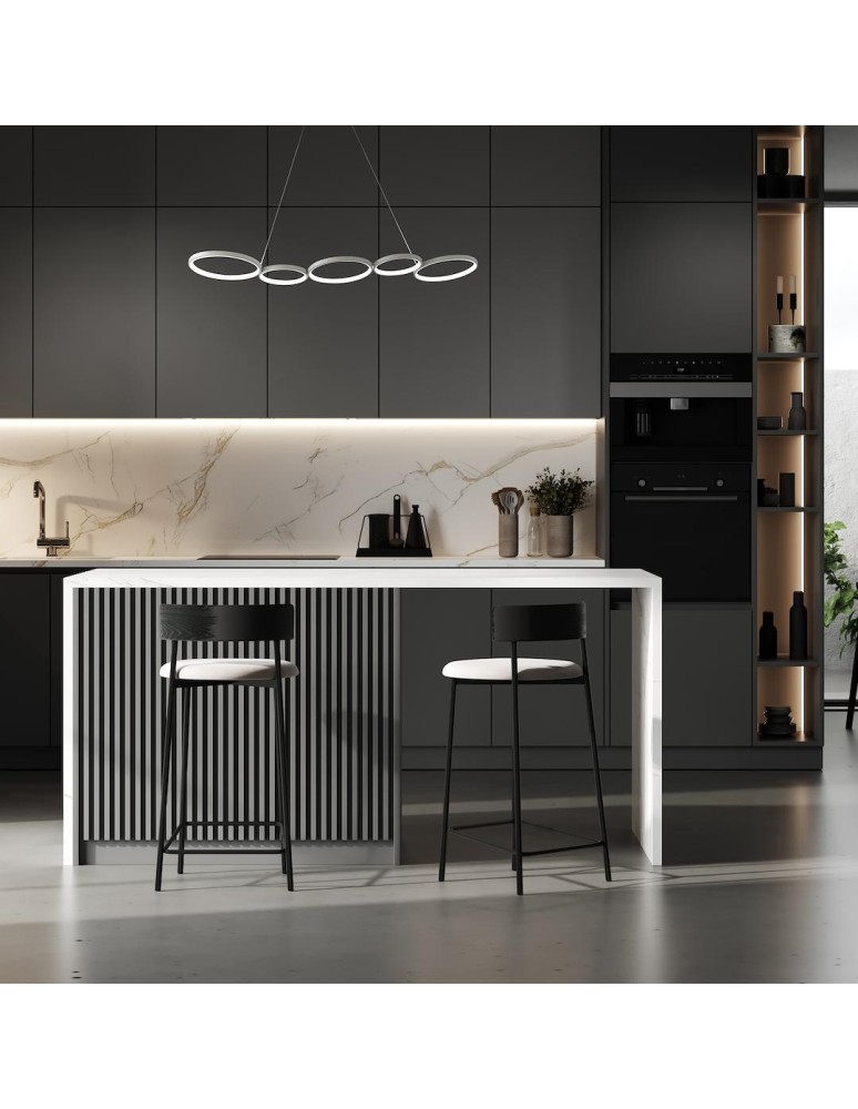 LED pendant lamps - Milagro OLYMPIA WHITE 50W LED pendant lamp ML1176 - product kolory-swiatla.pl 4