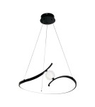 LED pendant lamps - Milagro PERLA BLACK 34W LED pendant lamp ML1177 - product 1