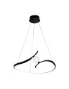 Milagro PERLA BLACK 34W LED pendant lamp ML1177