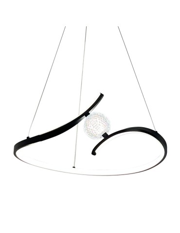 Milagro PERLA BLACK 34W LED pendant lamp ML1177 - product 2