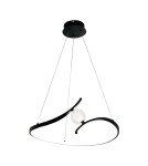 LED pendant lamps - Milagro PERLA BLACK 34W LED pendant lamp ML1177 - product 6