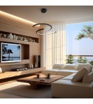 LED pendant lamps - Milagro DOUBLEMOON 30W LED pendant lamp ML1178 - product 3