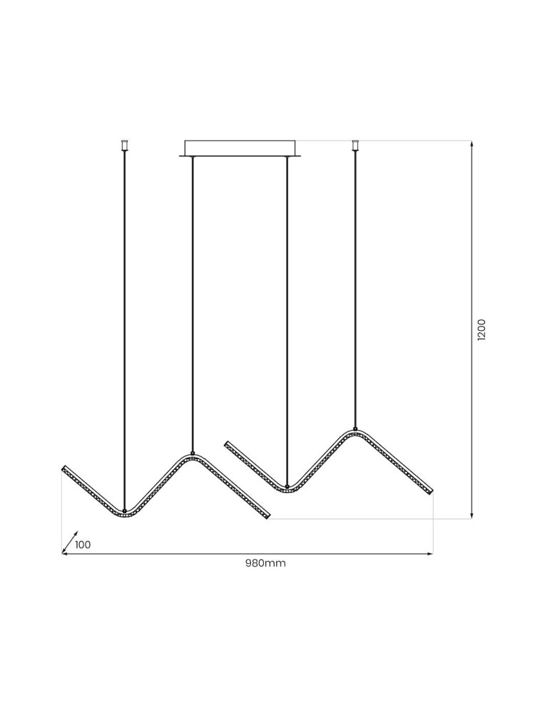 LED pendant lamps - Milagro VERTE 22W LED pendant lamp ML1179 - product kolory-swiatla.pl 5