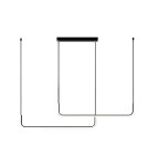Pendant lamps over the island - Milagro HORIZON 22W LED pendant lamp ML1180 - product 1