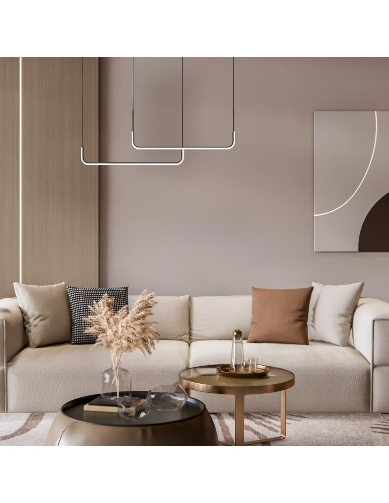 Pendant lamps over the island - Milagro HORIZON 22W LED pendant lamp ML1180 - product kolory-swiatla.pl 4