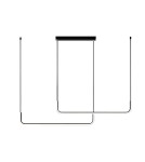Pendant lamps over the island - Milagro HORIZON 22W LED pendant lamp ML1180 - product 6