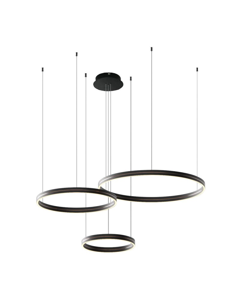 Pendant lamps circles - Milagro GRAVITY 108W LED pendant lamp ML1185 - product kolory-swiatla.pl 6