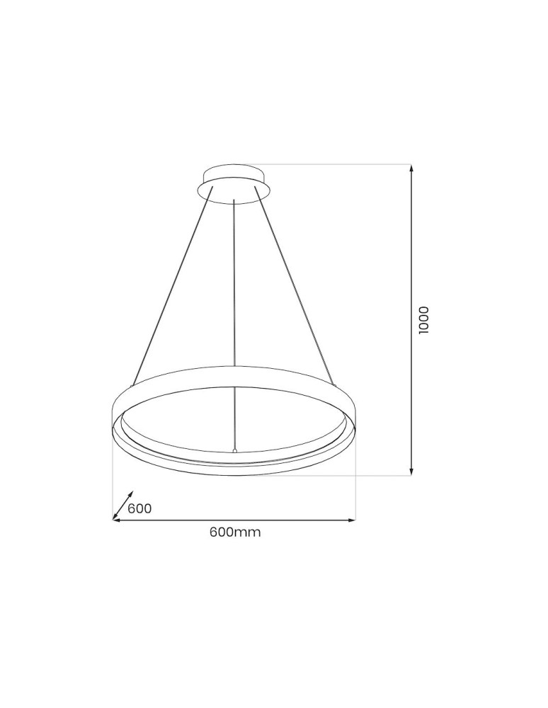 Pendant lamps circles - Milagro ORBITA 52W LED pendant lamp ML1186 - product kolory-swiatla.pl 5