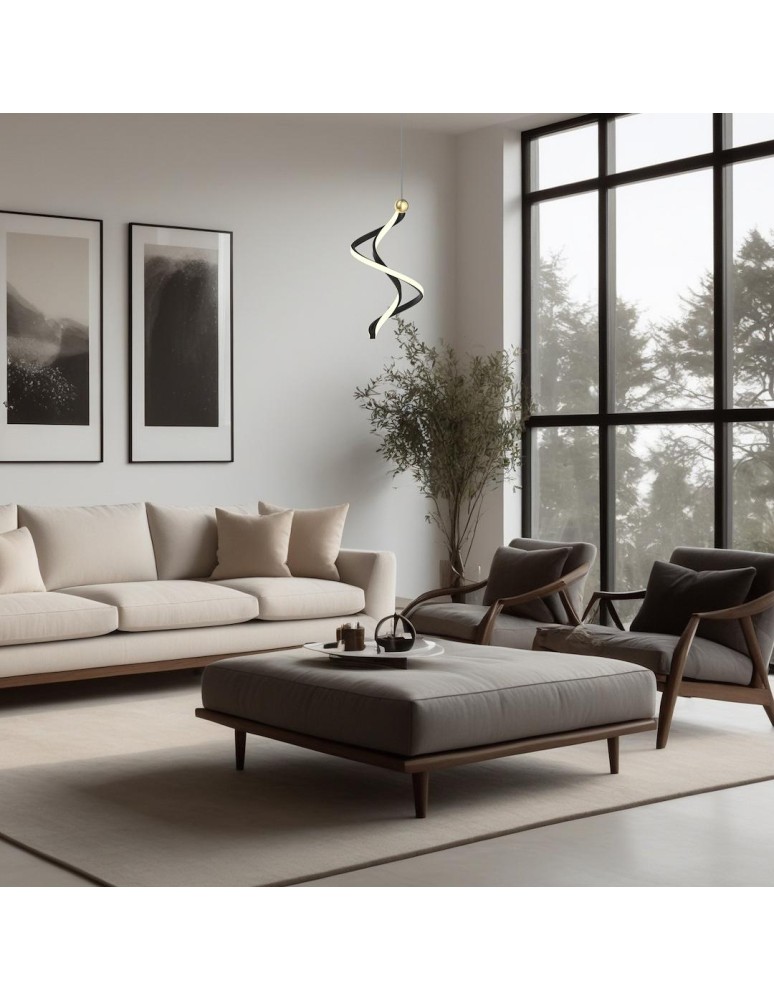 Single pendant lamps - Milagro COLIA 19W LED pendant lamp ML1181 - product kolory-swiatla.pl 4