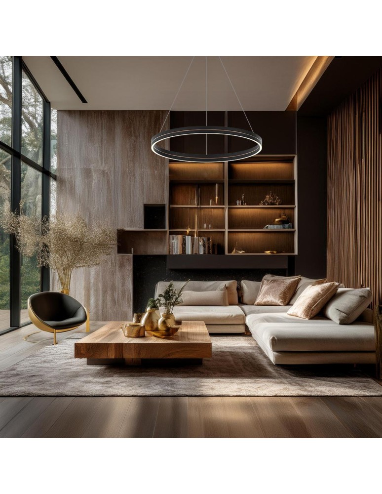 Pendant lamps circles - Milagro GRAVITY 36W LED pendant lamp ML1183 - product kolory-swiatla.pl 4