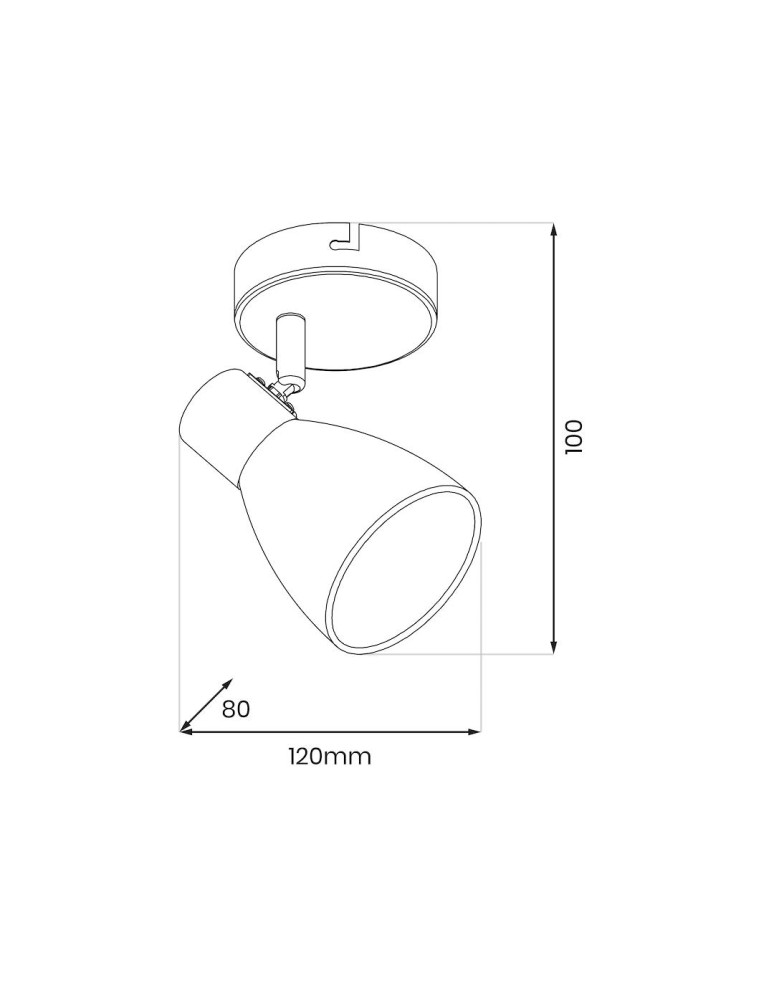 Gold wall lamps - Milagro Wall lamp JOTA 1xE14 ML1060 - product kolory-swiatla.pl 5