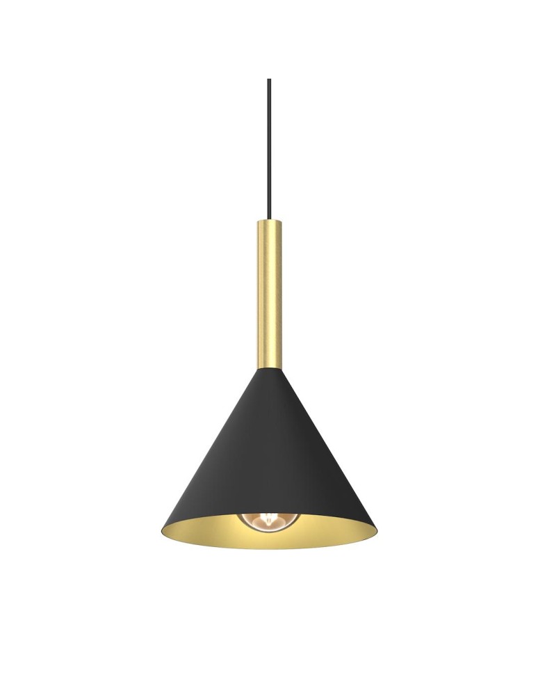 Single pendant lamps - Milagro PERU BLACK 1xE27 pendant lamp MLP0977 - product kolory-swiatla.pl 2