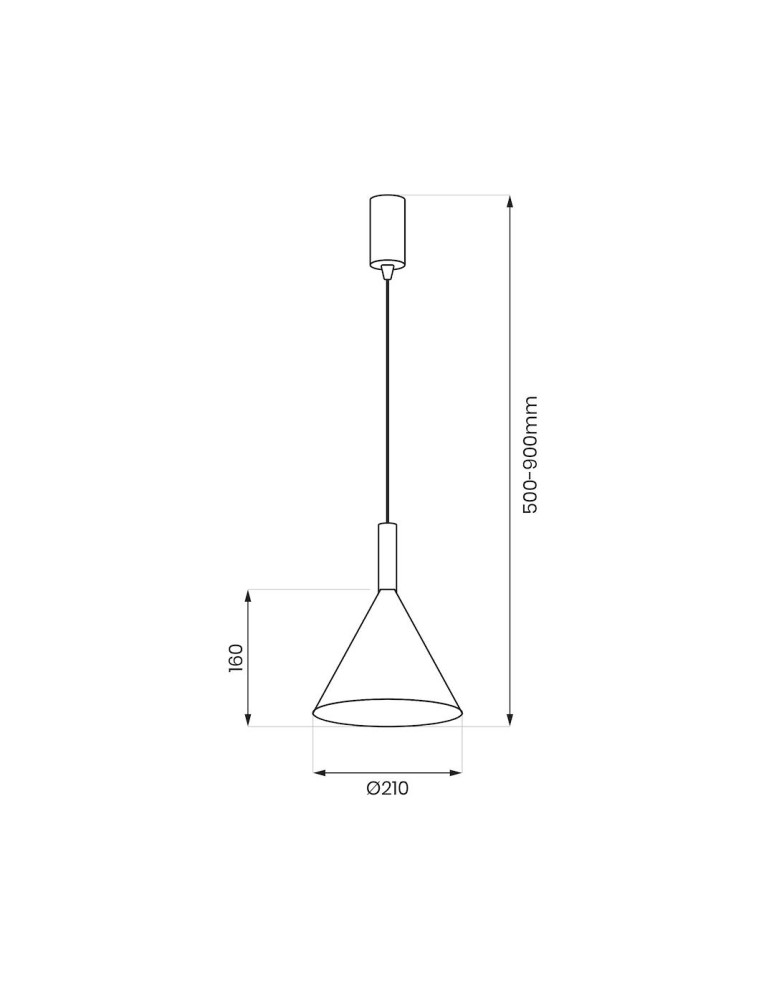 Single pendant lamps - Milagro PERU BLACK 1xE27 pendant lamp MLP0977 - product kolory-swiatla.pl 5