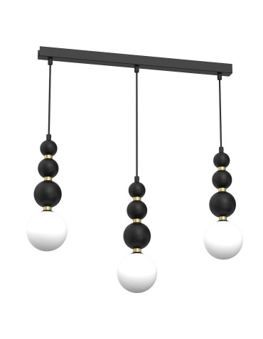 Milagro Lampa wisząca BOULE Black 3xG9 MLP0976