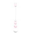 Single pendant lamps - Milagro BOULE Pink 1xG9 pendant lamp MLP1026 - product 1