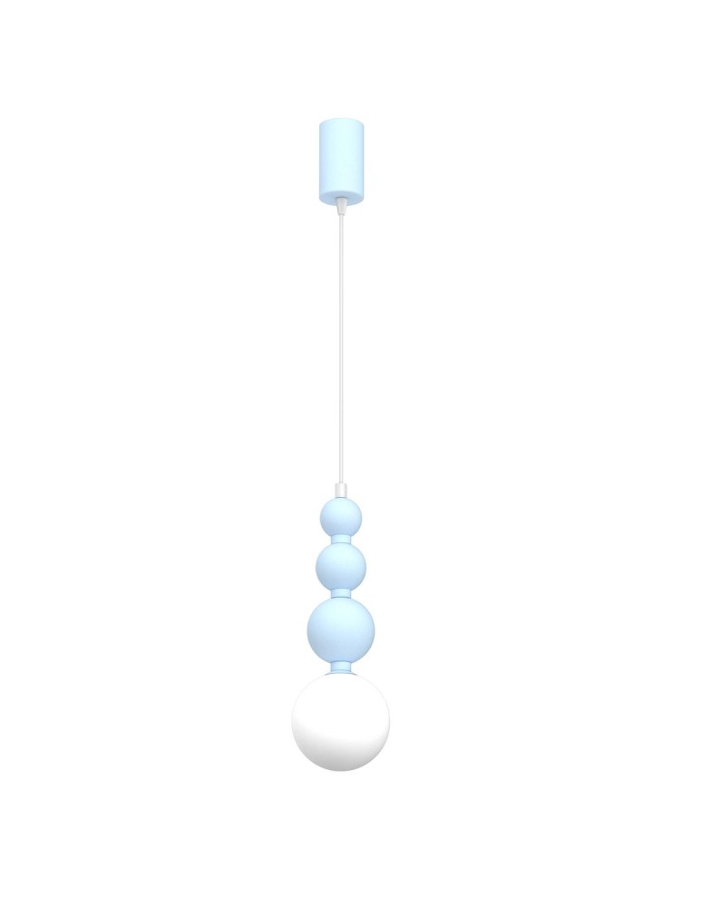 Single pendant lamps - Milagro BOULE Blue 1xG9 pendant lamp MLP1027 - product kolory-swiatla.pl 1