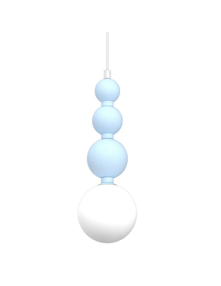 Single pendant lamps - Milagro BOULE Blue 1xG9 pendant lamp MLP1027 - product kolory-swiatla.pl 2