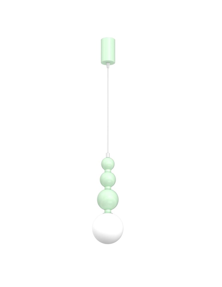 Single pendant lamps - Milagro BOULE Mint 1xG9 pendant lamp MLP1028 - product kolory-swiatla.pl 1