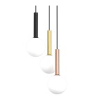 Pendant lamps spheres - Milagro PLAY BLACK 3xG9 pendant lamp MLP0969 - product 2