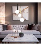 Pendant lamps spheres - Milagro PLAY BLACK 3xG9 pendant lamp MLP0969 - product 4